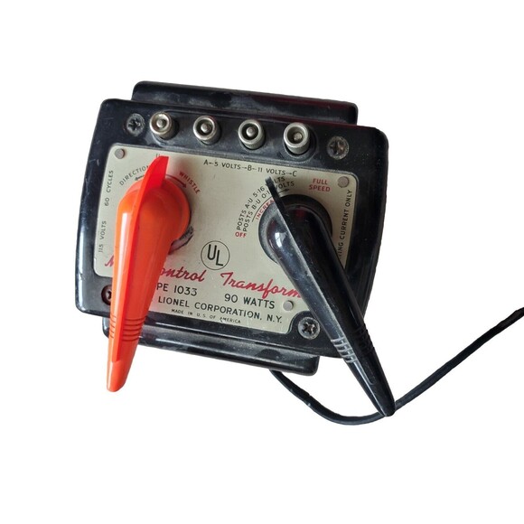 Lionel 1033 Transformer Cord Diode Terminal Circuit Breaker FOR PARTS OR REPAIR - Picture 4 of 9